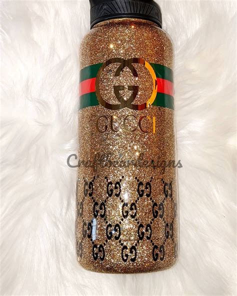 gucci gold bottle|Gucci water bottles.